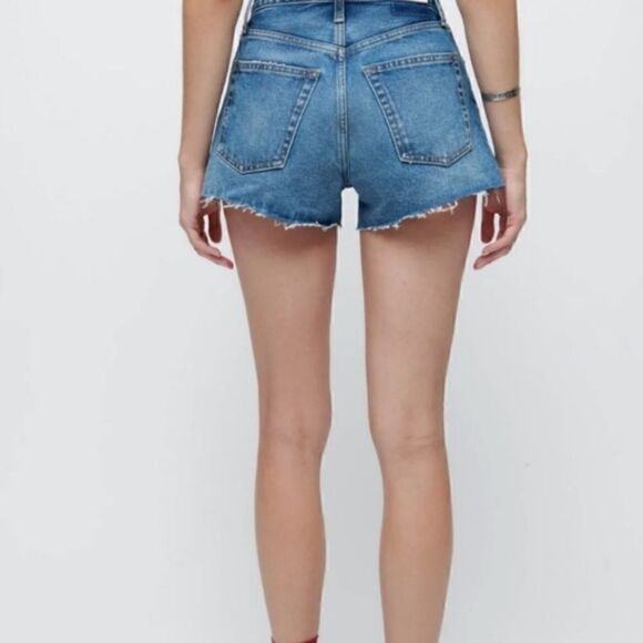 Re/done 70s High Rise Short, Button Fly | 32 - Picture 3 of 8